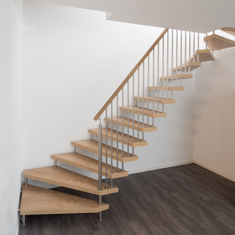 Holztreppe in Stuttgart