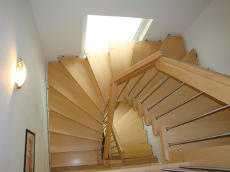 Treppenstufen Buche