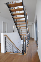 Moderne Stahltreppe mit Stahl