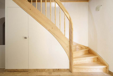 1/4 gewendelte Treppe
