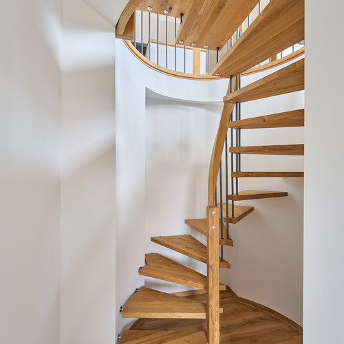 Wendeltreppe aus Eiche