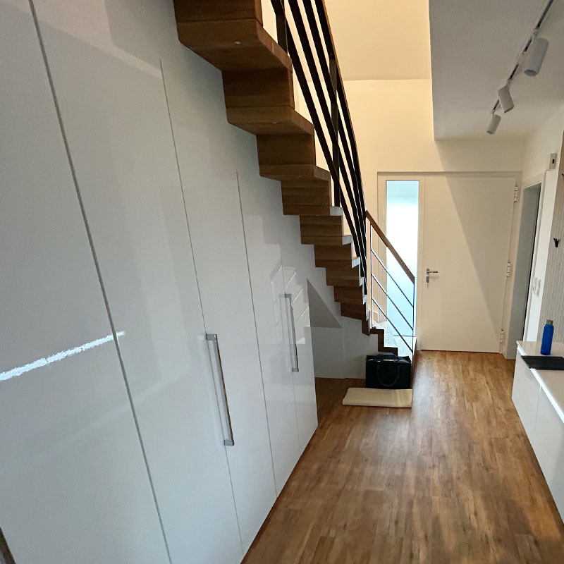 Nachher: Vollintegrierter Schrank